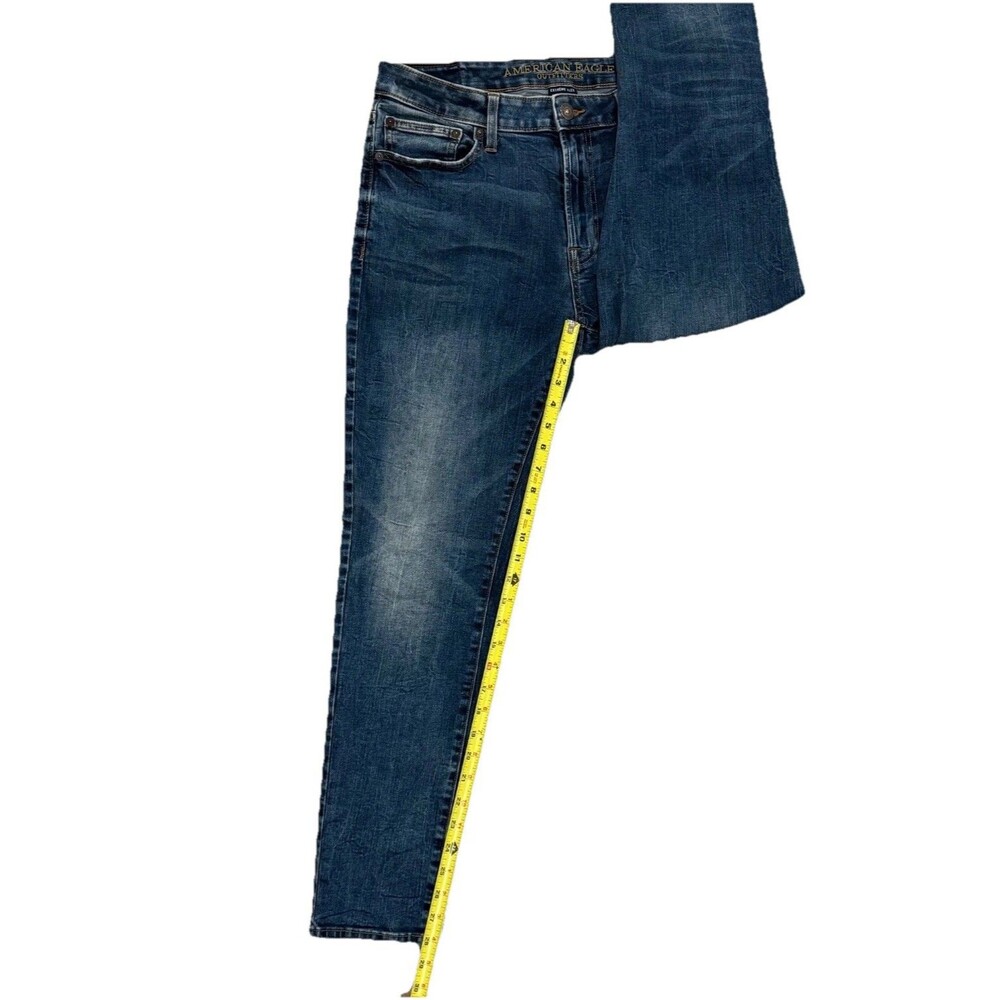 American Eagle Outfitters Mens Skinny Jeans- Extreme Flex Classic wash, size 33 - Picture 7 of 9